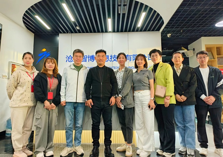 沧州师院经管学院领导莅临智博